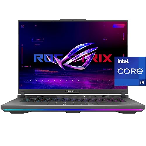 ASUS ROG Strix G16 (2024) Gaming Laptop, 16” Nebula Display 16:10 WQXGA 240Hz, GeForce RTX 4070, Intel Core i9-14900HX, 32GB DDR5, 1TB PCIe SSD, Wi-Fi 6E, Windows 11 Pro, G614JIR-XS96