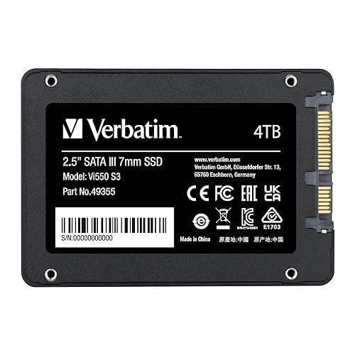 Verbatim VI550 SATA III 2.5 SSD 4TB
