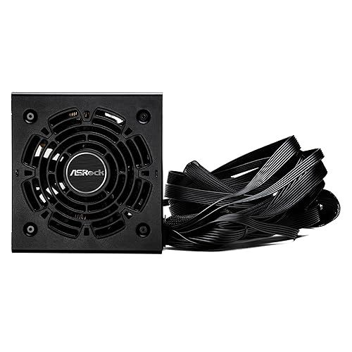 ASRock Challenger 750W Power Supply ATX 3.1 Auto iCOOL Intelligent Fan Control 120mm Golf Blade 5 Years Warranty CL-750G 80 Plus Gold Certified Non-Modular ATX3.1 PCIe5.1 12V-2x6 Cable Gold Challenger 750W