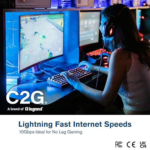 3ft (0.9m) Cat6a Snagless Unshielded (UTP) Slim Ethernet Network Patch Cable - Yellow 3FT Yellow