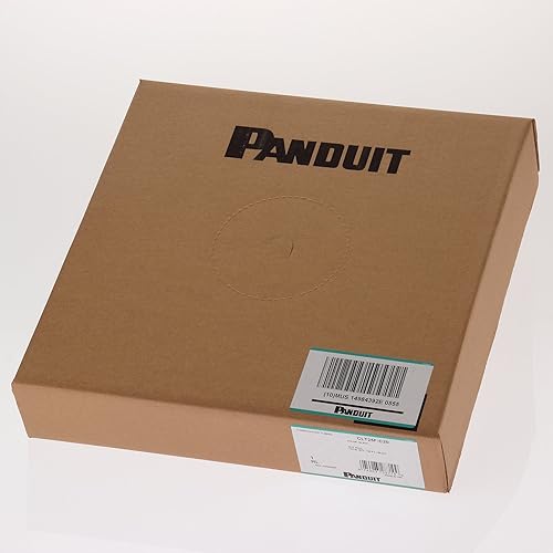 Panduit CLT50F-C20 Slit Wall Corrugated Loom Tubing for Cable Organization, Black