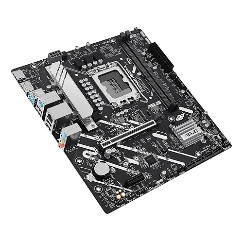 Prime H810MASUS Prime H810M-A-CSM Intel H810 LGA 1851 mATX Motherboard, 6+1+1+1 Discrete MOS, DDR5, PCIe 4.0, 2xM.2 Slots, Intel 1Gb Ethernet, DisplayPort, HDMI, USB 10Gbps,USB 5Gbps Type-C-A CSM