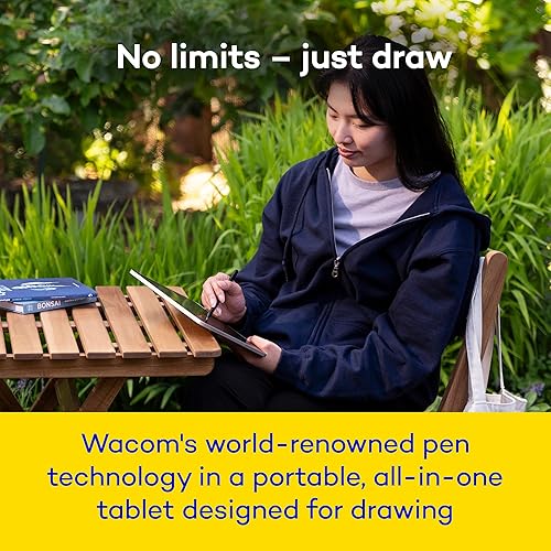 Wacom MovinkPad 11, Android Mobile Drawing Tablet, 11 with Battery-Free Slim Pro Pen 3, 8GB RAM/128 GB Storage, Quick Draw Feature, Anti-Glare Etched Glass Matte Screen, No Computer Needed