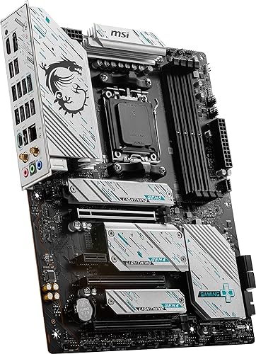 MSI X670E Gaming Plus WiFi Gaming Motherboard (Supports AMD Ryzen 7000 Series Processors, AM5, DDR5, PCIe 5.0, SATA 6Gb/s, M.2 Slots, USB 3.2 Gen 2, Wi-Fi 6E, 2.5Gbps LAN, HDMI/DP, ATX)