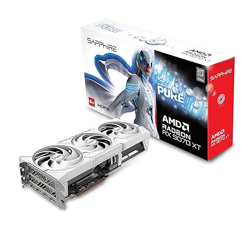 Sapphire 11348-02-20G Pure AMD Radeon™ RX 9070 XT Gaming OC Graphics Card with 16GB GDDR6, AMD RDNA 4