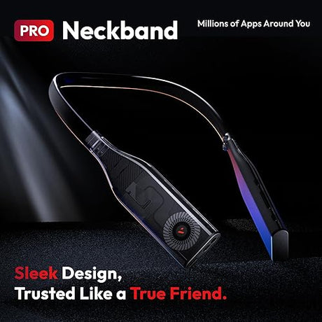 VITURE Pro Neckband, Official Partner of PSPlay, Multi-screen/3DoF/Smooth Follow/Ambient Mode, 3D Player, AI Assistant, Almost Wireless Freedom for Gaming & Streaming, 12GB+256GB