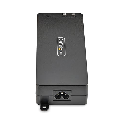 StarTech.com 1-Port 10Gbps PoE++ Injector, 90W, 2.5/5/10G Ethernet/10/100/1000Mbps, PoE++ (802.3af/802.3at/802.3bt)