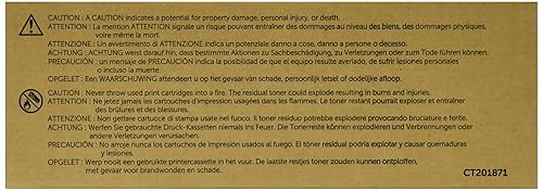 Dell KT6FG Toner Cartridge C3760N/C3760DN/C3765DNF Color Laser Printer, Black, 1 Size