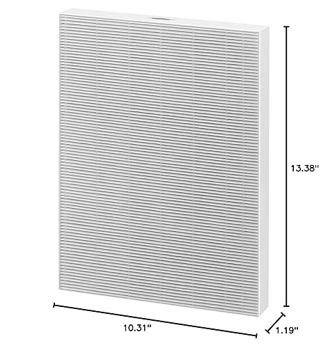 Fellowes AeraMax 200 Air Purifier True HEPA Authentic Replacement Filter with AeraSafe Antimicrobial Treatment (9287101) 1.2 x 10.3 x 13.4 Hepa Filter AM200