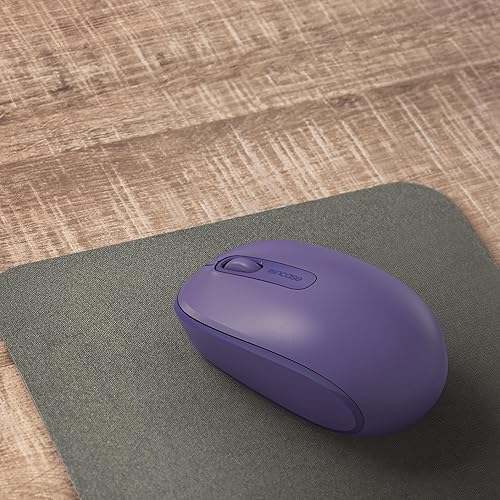 Incase Wireless Mobile Mouse 1850 – Designed by Microsoft – Compact, Comfortable, Right/Left Hand Use, 6-Month Battery Life, Nano Transceiver, Works with Mac/Windows 8/10/11 (Purple)