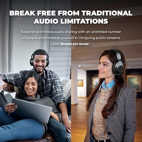 Creative Zen Hybrid Pro Wireless Over-Ear Headphones with LE Audio, with Up to 100 Hours (ANC Off), Hybrid Active Noise Cancellation, Ambient Mode, Powerful Audio, Bluetooth 5.3, Built-in Mic