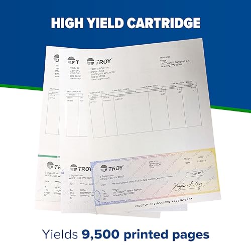 Troy High Yield Secure MICR Toner Cartridge (9,500 Yield)