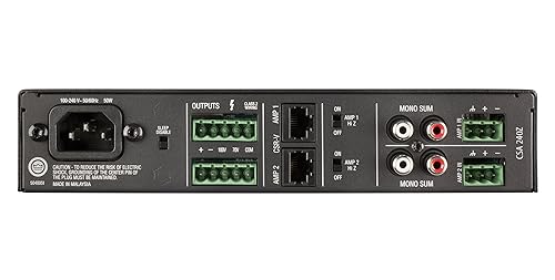 JBL Professional CSA240Z Commercial Series Two-Channel 40-Watt Power Amplifier 40-Watt Two-Channel