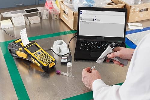 Brady M610 Handheld Label Maker. Durability Meets The widest Range of Data Entry Options., Yellow, Gray Large Maker M610