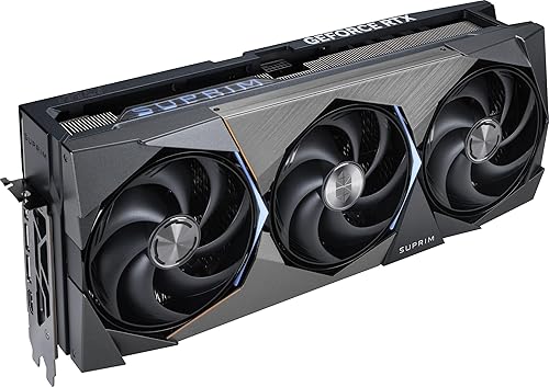 MSI Gaming RTX 5080 16G SUPRIM SOC Graphics Card (16GB GDDR7, 256-bit, Extreme Clock TBD MHz, DisplayPort x 3 2.1a, HDMI 2.1b, NVIDIA Blackwell Architecture)