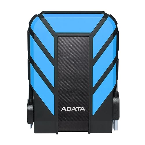ADATA HD710 Pro 2TB USB 3.1 IP68 Waterproof/Shockproof/Dustproof Ruggedized External Hard Drive, Blue (AHD710P-2TU31-CBL)