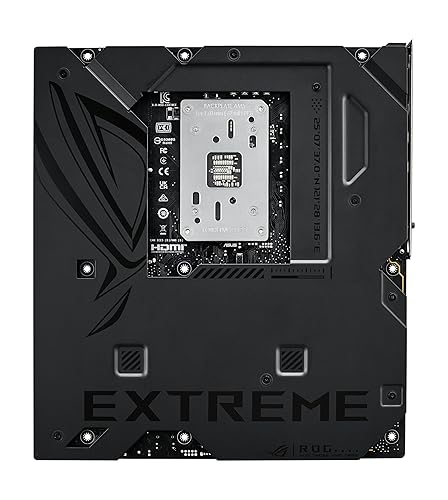 ASUS ROG Crosshair X870E Extreme AMD X870E AM5 E-ATX Gaming Motherboard – 20+2+2 Power Stages, DDR5, PCIe 5.0, 5X M.2, 5G & 10G LAN, Wi-Fi 7, USB4 Type-C, 5” LCD, AI Overclocking & Networking