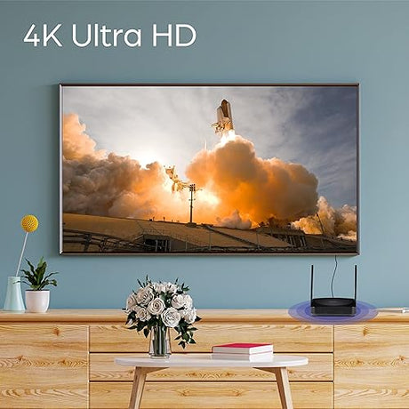 TRENDnet 4K Wireless Presenter Add-on Transmitter, Designed to Connect with The TWP-100R1K Wireless Receiver, 1 x HDMI Port, Share 4K Content, Wireless Screen Sharing, Black, TWP-101T