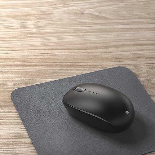 Incase Bluetooth Mouse - Designed by Microsoft - Compact, Comfortable, Right/Left Hand Use, 4-Way Scroll Wheel, Wireless Bluetooth Mouse for PC/Laptop/Desktop, Mac/Windows Computer (Black)
