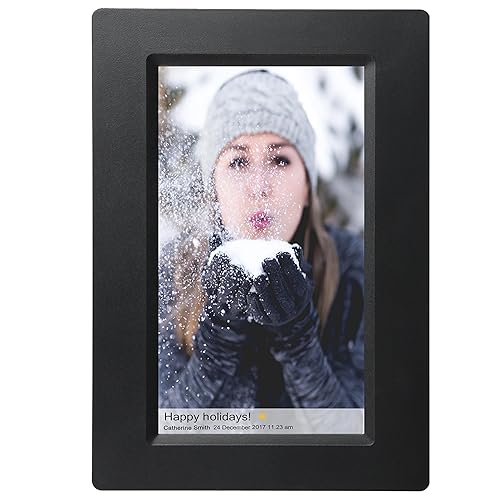 Supersonic SC-7107W 7-Inch Smart Photo Frame IPS Touch Screen with 8GB Memory, WiFi, App Control, Multi-Language Menus and Auto-Rotation. Display, Share, and Cherish Memories Easily. 5.6 x 8 x 1