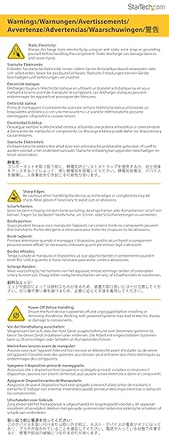 StarTech.com Anti-Static Hard Drive Protector Case, 2.5-Inch, 3-Pack HDDCASE25BK (Black)