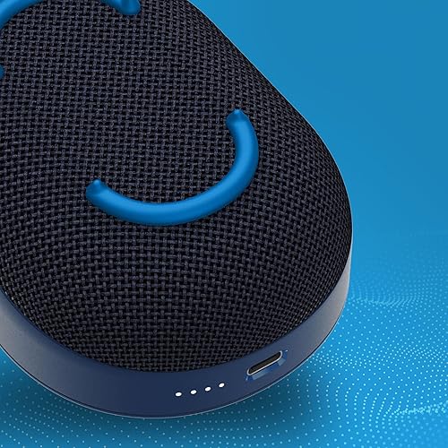 Skullcandy Kilo Wireless Bluetooth Speaker - IPX7 Waterproof Mini Bluetooth Speaker with 24 Hour Battery, Downward Firing Passive Radiator, and True Wireless Pairing - Perfect for Outdoor Navy