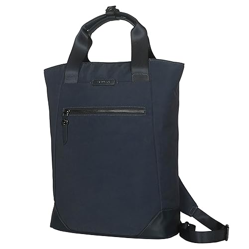 Targus Avila Convertible Tote/Backpack for 15–16” Laptops – Stylish Bag Made with Recycled Materials, Water-Resistant, Dual Carry, Travel-Friendly, Midnight, TBB65102GL