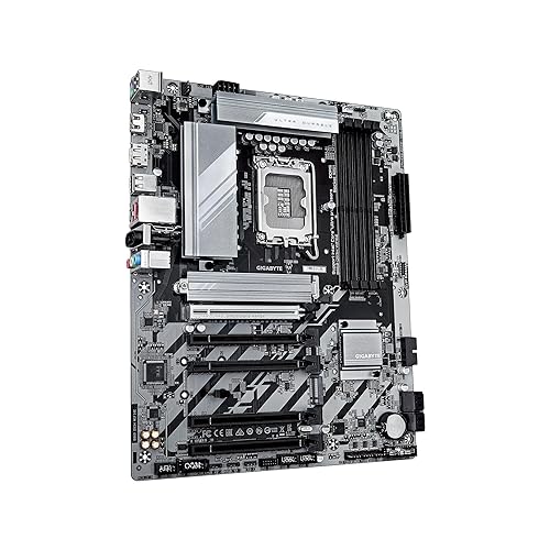 GIGABYTE B860 DS3H WIFI6E Intel Core Ultra (Series 2) LGA 1851 Motherboard, ATX, DDR5, 3X M.2, PCIe 5.0, USB-C, WIFI6E, 2.5GbE LAN, EZ-Latch