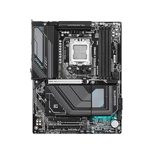 GIGABYTE B850 Gaming X WIFI6E AMD AM5 LGA 1718 Motherboard, ATX, DDR5, 3X M.2, PCIe 5.0, USB-C, WIFI6E, 2.5GbE LAN, EZ-Latch, 5-Year Warranty