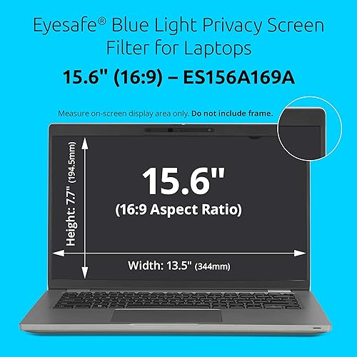 Kensington Eyesafe Privacy Screens Filter 15.6 inch 16:9