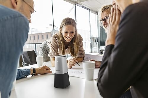 PHILIPS SmartMeeting PSE0540 Portable Bluetooth Conference Microphone with Sembly Meeting Assistant