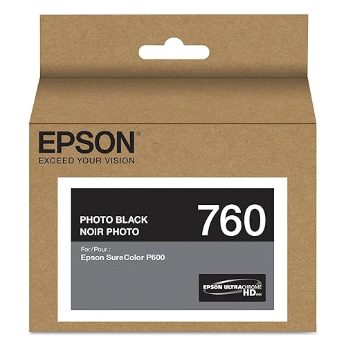 Epson T760220 760, Cyan Ink Cartridge