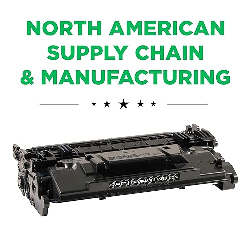 Clover 200896P Remanufactured HP87A Toner Cartridge, Black, 9,000 Pages, Compatible with HP LaserJet Enterprise M506X, M527C, M527DN, M527F, M527Z, Pro M501, Premium Performance and Quality