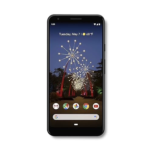 Google Pixel 3a XL 64GB Just Black Unlocked Smartphone (Renewed) Black 3a XL