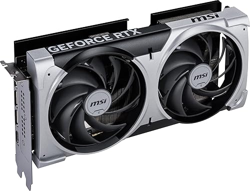 MSI Gaming RTX 5070 12G Ventus 2X OC Graphics Card (12GB GDDR7, 192-bit, Extreme Performance: 2557 MHz, DisplayPort x3 2.1a, HDMI 2.1b, NVIDIA Blackwell Architecture)