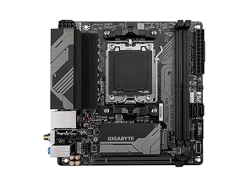 GIGABYTE A620I AX (AM5/ LGA 1718/ AMD/ A620/ Mini-ITX/ 5-Year Warranty/ DDR5/ Single M.2/ PCIe 4.0/ USB 3.2 Gen1 Type-C/Realtek Wi-Fi 6E/ Realtek 2.5GbE/ Q-Flash Plus/PCIe EZ-Latch/Motherboard)