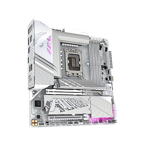 GIGABYTE Z890M AORUS ELITE WIFI7 ICE - Intel Z890, LGA1851, DDR5, PCIe 4.0/5.0, Micro ATX Motherboard