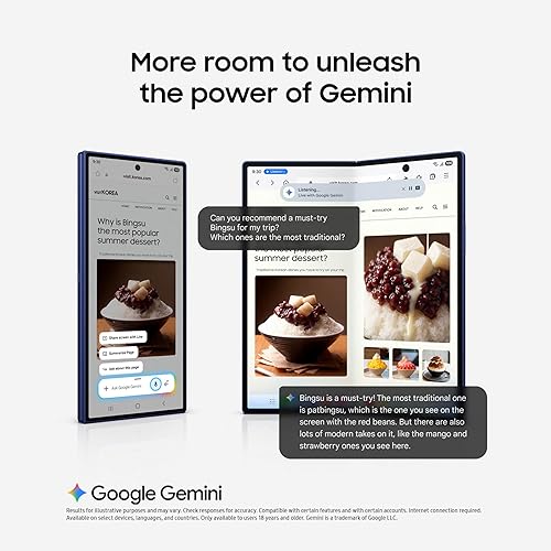 Samsung Galaxy Z Fold7 Cell Phone, 512GB AI Smartphone, Unlocked Android, AI Photo Edits, Large Screen, Long Battery Life, 2025, US 1 Yr Manufacturer Warranty, JetBlack Jet Black 512GB Fold7 Phone Only