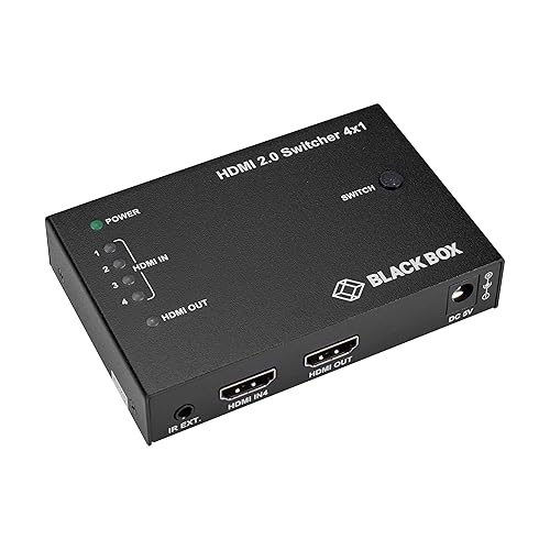 Black Box HDMI 2.0 4K 4x1 Video Switch