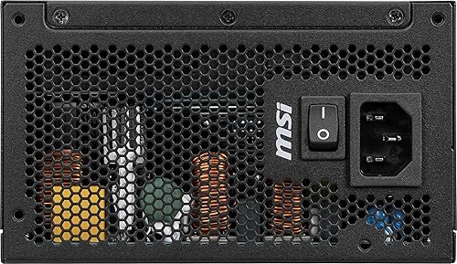 MSI MAG A750GLS PCIE5 Gaming Power Supply - Full Modular - 80 Plus Gold Certified 750W - Compact Size - ATX 3.1 and PCIE 5.1 Ready MAG A750GLS PCIE5 750W Gold