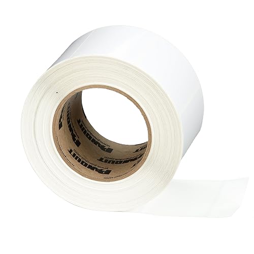 Panduit C200X038YJT Thermal Transfer Computer Label, Adhesive Polyester, White (5,000-Pack) 2.00 by 0.38-Inch White