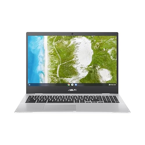 ASUS Chromebook CX1, 15.6 FHD NanoEdge Display, Intel Celeron N450, 128GB eMMC Storage, 8GB RAM, ChromeOS, CX1500CKA-BH01-CB Metallic Silver