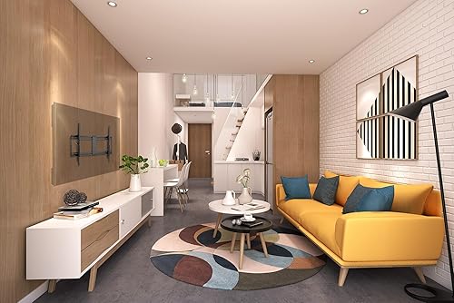 Manhattan Low-Profile Tilting TV Wall Mount- for Large 43 to 100 in. TV up to 154 lbs, Ultra-Slim Design, Spring-Locked, Pull-Cord Released, Max. 800x400 VESA - Lifetime Mfg Warranty -462020 43 to 100 Tilt