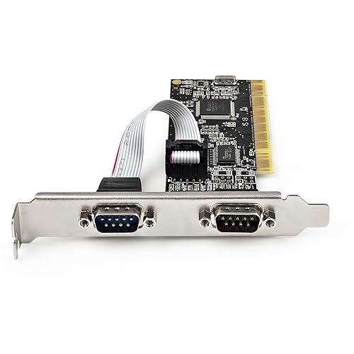 StarTech.com PCI Serial Parallel Combo Card - Dual RS232 Ports (DB9) & 1x LPT Port (DB25) - Expansion Controller Adapter (PCI2S1P2)