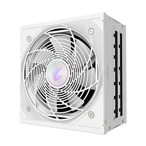 GIGABYTE GP-AE1000PM PG5 ICE - PCIe5.1 Ready - ATX3.1-1000W 80 Plus Platinum Certified - Fully Modular Power Supply 80+ Platinum, ATX 3.1, PCIe 5.1, White