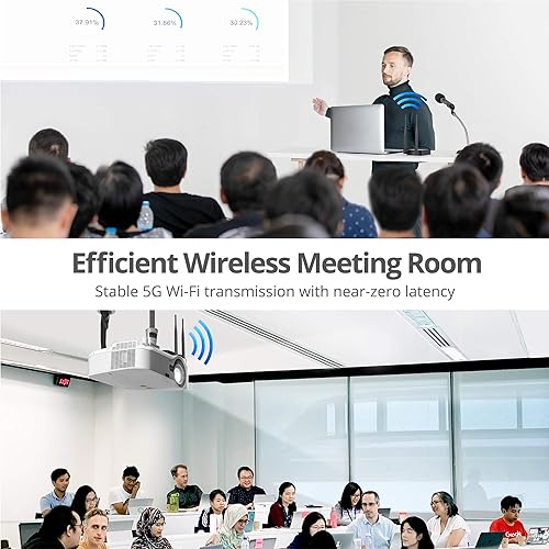 SIIG 330ft 1080p Wireless HDMI Extender with IR, HDMI 1.3, HDCP 1.4, Dual Antenna 5G Wireless Transmitter & Receiver Balun Kit, Auto Scan 5 Ghz Frequency, Stereo, Low Latency, IR Ext. (CE-H26X11-S1)