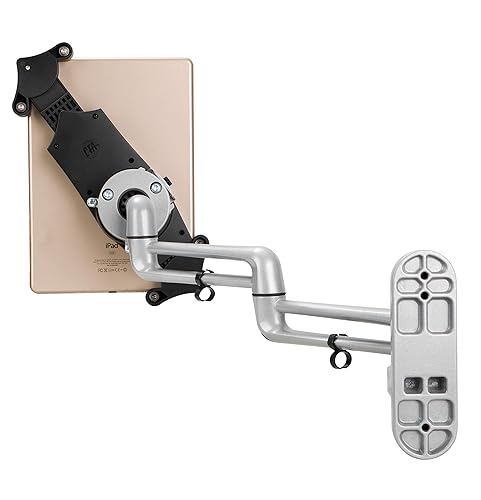 Tablet Wall Mount,17-7/8 L,Silver