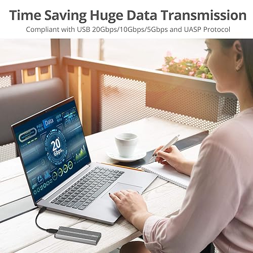 SIIG JU-SA0X11-S1 USB 3.2 Gen 2x2 TypeC MVMe SSD