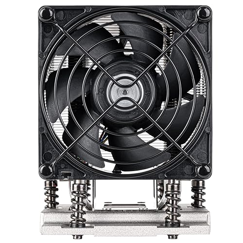 SilverStone Technology XE04-SP5 Black Fan Shroud 4U Server/Workstation CPU Cooler for Socket SP5, SST-XE04-SP5B