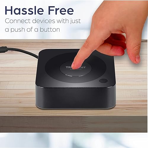 TRENDnet 4K Wireless Presenter Add-on Transmitter, Designed to Connect with The TWP-100R1K Wireless Receiver, 1 x HDMI Port, Share 4K Content, Wireless Screen Sharing, Black, TWP-101T